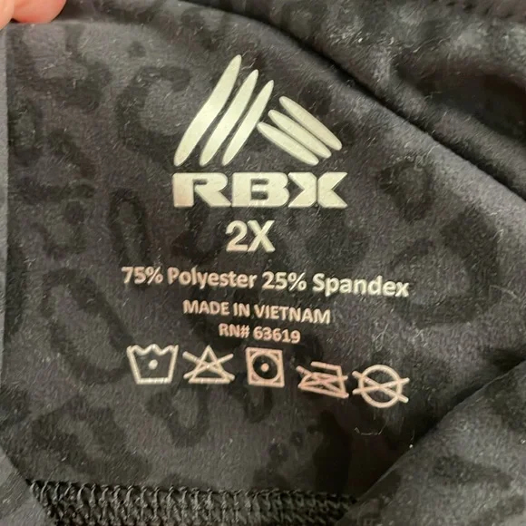 RBX leopard print yoga pants - Picture 4 of 4
